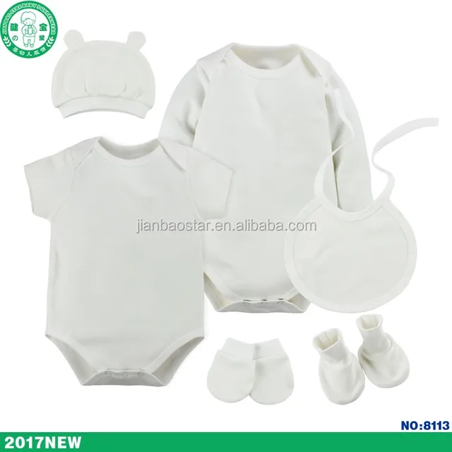 soft organic cotton baby romper plain white newborn baby rompers