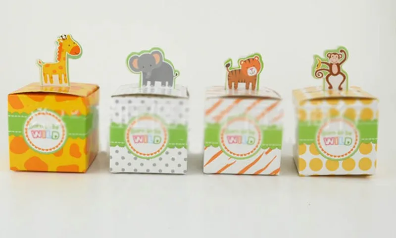 carton cute design baby shower favors candy gift box carton box