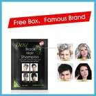 China manufacturer permanent black hair color ammonia free black hair shampoo indian hair dye