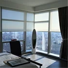 Sunshine shade wireless remote control window sunscreen fabric motorized roller blind for balcony