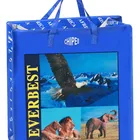 Stylish insulated reusable shopping bag with zipper