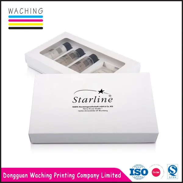 style paper cosmetic gift set packaging boxes for sale