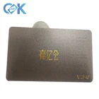 Good Quality Offset Printing Transparent PVC Card with Gold Foil