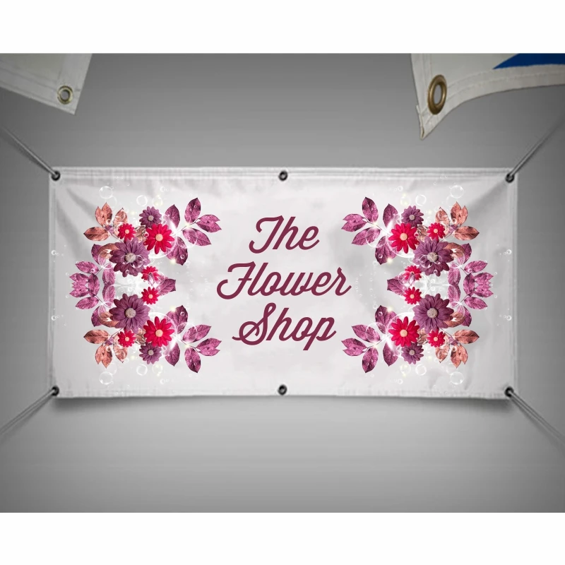 Custom Business Advertising Large Pvc 13 Oz Vinyl Background