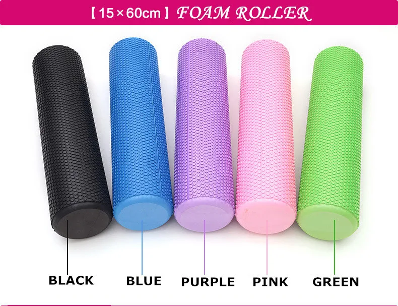 Yoga Blocks EVA Foam Yoga Roller With Massage Floating Point Gym Fitness Equipment 9015cm