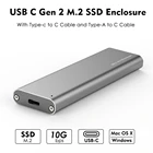 USB-C External Hard Drive Enclosure, 10 Gbps for SSD/HDD Enclosure