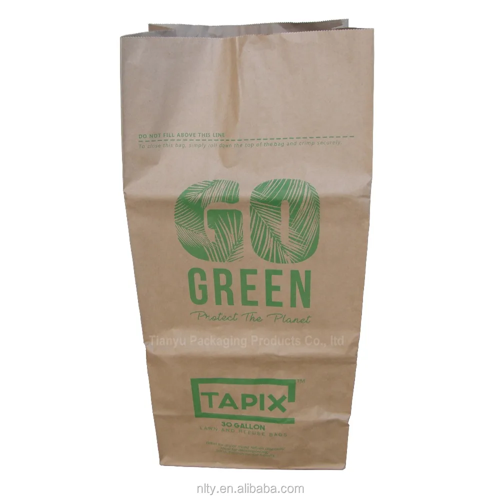 big green bag for trash