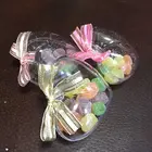 Factory outlet heart shaped plastic box wedding table centerpieces