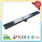 100% tested bathroom brushed hariline surface linear shower floor drain channel