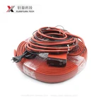 Flexible silicone rubber drain pipe heater