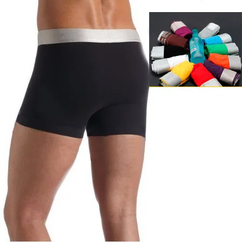 10 pcs/lot black band men Cuecas long boxer MEN Brand Underwear mens underwear long boxers boy underwear boxers YBCP