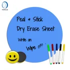 WSR008-1 Premium nano technology removable dry erase circle decal wall sticker