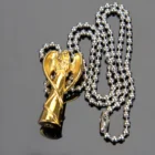 OSCJ010 Angel Shaped Golden Ash Holder Jewelry And Pendants Glod Finish Jewelry Charms
