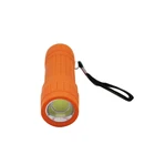 best choice Cob Waterproof Plastic Led Flashlight Torch