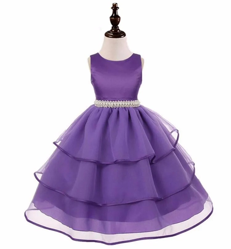 Fairy Tale Princess Candy Cake Dresses For Girls Sweet Kids Birthday Party Ceremonies Wear Girl Dress Costumes Children Clothing