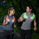 Adult children LED warning glow safety mesh outdoor sports vests