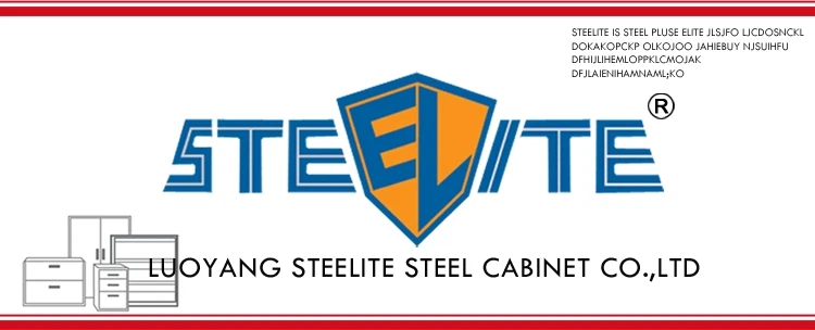 洛陽steelite高光沢ノックダウンgodrej異なる色鋼食器戸棚仕入れ・メーカー・工場