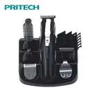 PRITECH Rechargeable 6 In 1 Set Stainless Steel Blade Cordless Hair Clipper