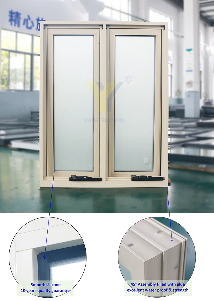 Aluminum Bi Folding Window with Low-e glass for energy saving _Prices Aluminium Bifold Windows