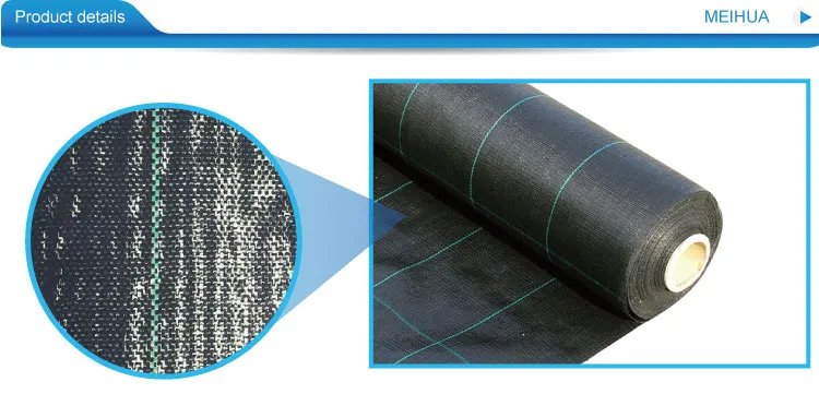 wholesale black polyethylene anti insect film weed control mat