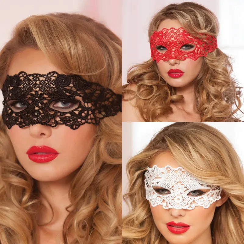 Lace Dance Mask Hollow Veil Mask Eye Adult Sexy Party Black Ball