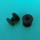 Plastic Book Binding Screws Black Plastic Male and Female Screws Chicago Screws