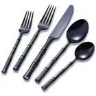 Reusable catering cutipol dining eco bamboo cutlery set accessories for buffet