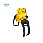 Customized Excavator Hydraulic Rotating Log Grapple