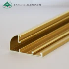 6063 Aluminium Extrusion Profiles for Windows Hot Sale Iraq Market Anodize Gold