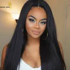 Grade 10A Brazilian Hair Lace Closure And Bundles 10 12 14 16 18 20 22 24 26 28 30 Inch Bundles Straight