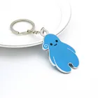 Longzhiyu 12years production professional hard enamel animal logo keychain metal keychains promotional keyrings