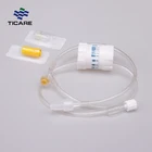Disposable Medical Iv Flow Regulate With Infusion Set