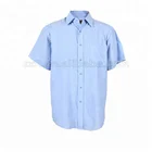 latest style men's dress shirt Solid men's flax shirt polyester apparel shirt