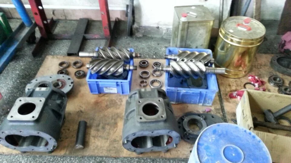 Second Hand Air Screw Compressor Air End For Atlas Copco Ga Series Good