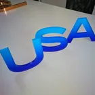 Custom acrylic letter logo sign company name PVC letter wall sign