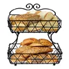 2016 Wholesale New iron wire Fruit Basket , Metal Bread Baskets