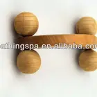 Hot seliing hand held wooden roller massager