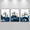 100% Hand made oil painting Multiple 3 Panel Triptychs Handmade Abstract Canvas Group Ol Abstract Guitar Oil Painting decoration
