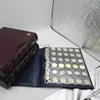 OEM&ODM Available world coins display book with built in 36 coin boxes