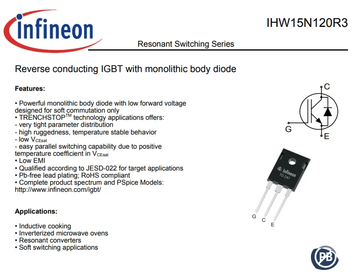 transistor h15r1203 igbt transistor h15r1203 price reverse