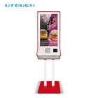 Cheap factory price touch screen self-service terminal kiosk machine for restaurant ordering