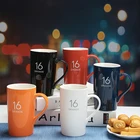 Creative mug simple ceramic cup coffee cup large capacity office cup