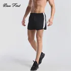 Men's Mesh Splicing Plain Sports Shorts Sweat Breathable Running Pants Gym Training Fitness Outdoor Shorts