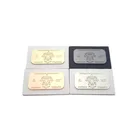 Fashion jeans labels custom metal logo embossed designer leather patch tags for clothes