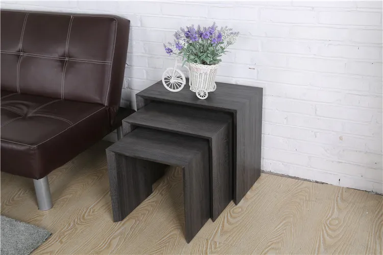 Living Room Furniture Tea Table With White High Gloss Side Table adjustable coffee table