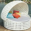 round rattan daybed outdoor furniture patio sun lounger