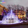 3D led christmas figures outdoor use lighted fountain