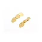 Gift Gold Earring Wholesale 2019 New Fashion Jewelry Vintage Gold New Design Funky Face Earring for Girls
