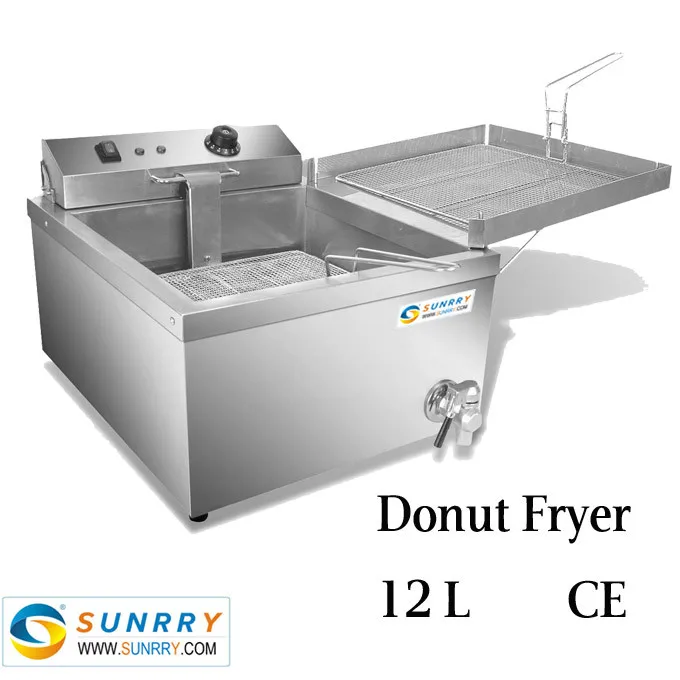 Commercial Electric Mini Donut Fryer Machine 12 Liters And Ce Approval