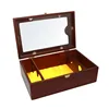 Red Wine Packaging High Glossy Finish Wooden Box